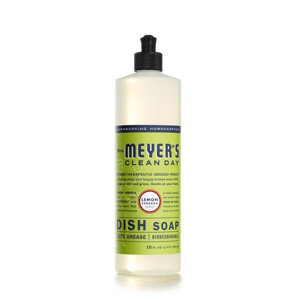 Mrs. Meyers Clean Day Mrs. Meyer's Clean Day Lemon Verbena Scent Liquid Dish Soap 16 oz 1 pk 12103 - main
